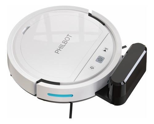 Aspirador robótico Philbot Xh168 com 4 modos de limpeza com carregamento automático 2500pa Branco