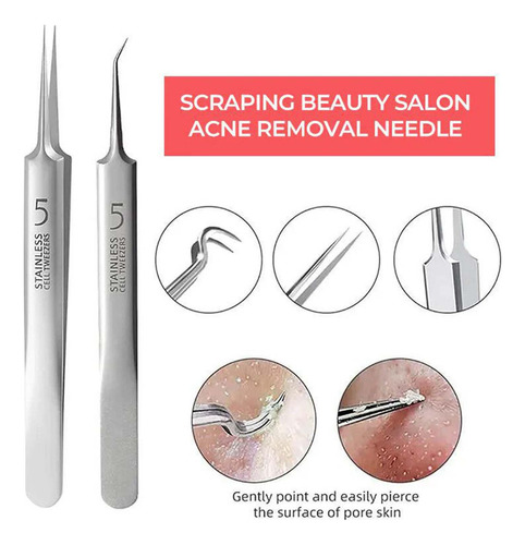 1 Herramienta De Belleza De Acero Inoxidable For Eliminar