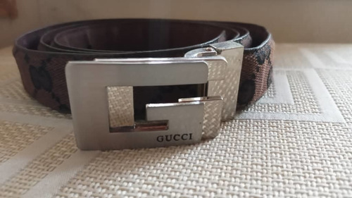 Correa Reversible Gucci Para Caballeros De Cuero