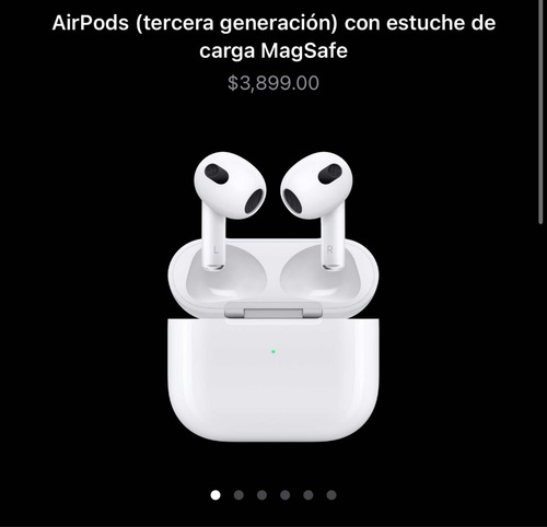 AirPods (tercera Generación) Con Estuche De Carga Magsafe (Usado)