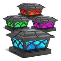 Comprar Luces De Poste Solar Siedinlar Para Exteriores De Vidrio Con