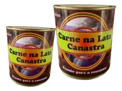 Carne De Porco Na Lata C/ Banha Da Serra Canastra Kit C/ 2 