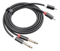 Comprar Cable De Audio Dual 1\u002F4'' Ts.dual Rca 2×6.35mm Macho Ts A