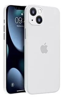 Funda Ultra Delgada Translucida Para iPhone 13 Mini Blanco