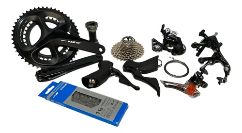 Kit Relação Speed Shimano 105 R7000 2x11v Completo Ferradura