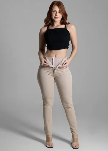 comprar Calça Jeans Feminina Levanta Bumbum Cintura Alta Sawary