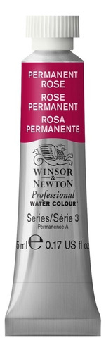 Tinta Aquarela Profissional Winsor 5ml 502 Permanent Rose