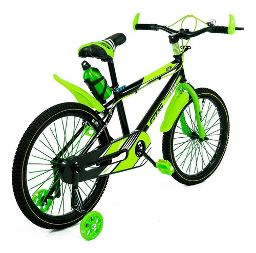 Gts Bicicleta Infantil Tipo Mountain Bike Rodado 16 3310 Color Verde Con Negro