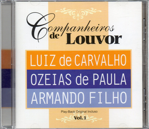 Cd Companheiros De Louvor Vol. 1 - Coletânea - Frete Grátis