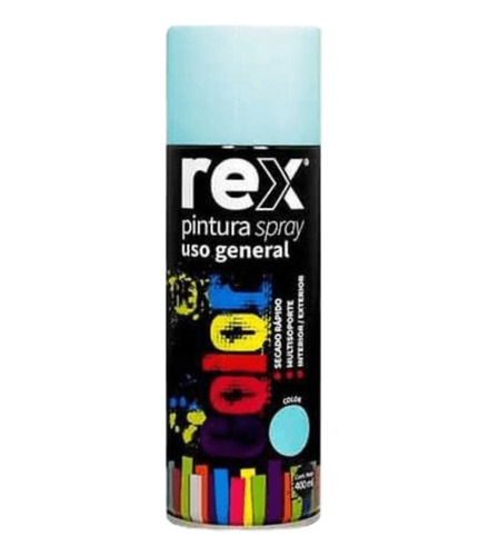 Pintura Spray General Color Celeste 400 Ml Rex 60004