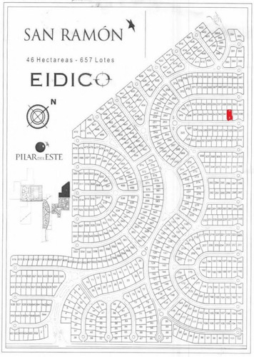 Imagen 4 de 4 de Excelente Lote A La Venta Barrio San Ramon Pilar Del Este