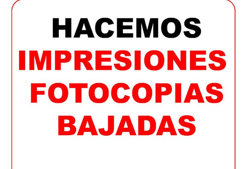 Imagen 1 de 4 de Impresiones Fotocopias Bajadas Pdf Word Anillados Caba Gba