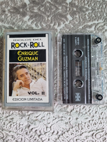 Cassette Enrique Guzmán Ídolos Del Rock & Roll Vol Ii