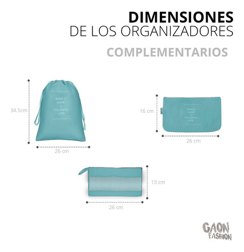 Set De Bolsas Organizadoras For Equipaje De Gran Capacidad