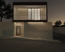 Comprar Plano De Casa Moderna Para Terreno 8x16