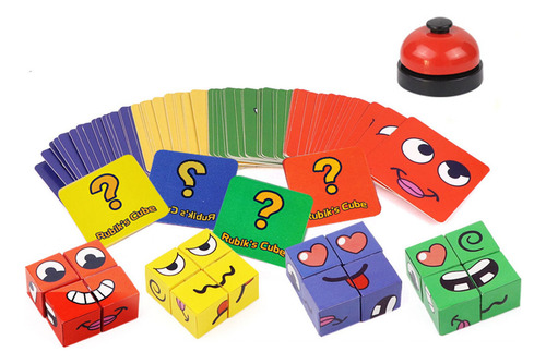 ~ Juego De Mesa Expression Puzzle Building Blocks