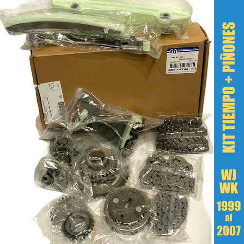 Kit Tiempo Grand Cherokee Wj Wk 1999-2007 8 Bujias + Piñones