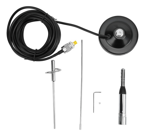 Kit De Soporte Magnético Para Antena De Coche Vhf Uhf Sucker