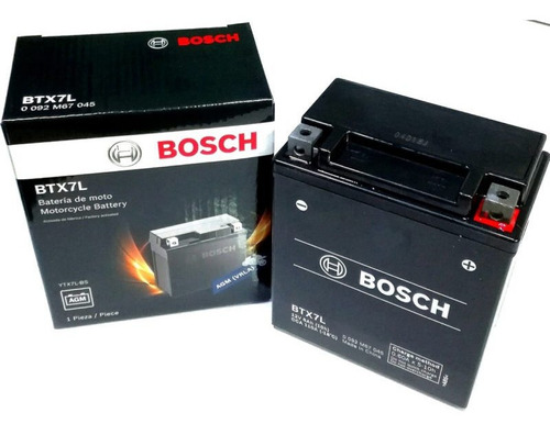 Bateria Moto Bosch 6ah Btx7l-bs 