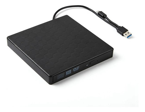 Unidad De Dvd Externa Usb 3.0, Reproductor Portátil +/-rw Pa