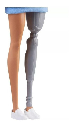 Imagem 5 de 9 de Barbie Fashionistas Morena E Perna Protética Ms