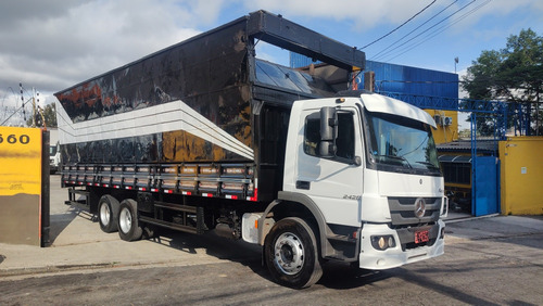 Mercedes Atego 2426 Modelo 2018 Com Carroceria Carvoeira