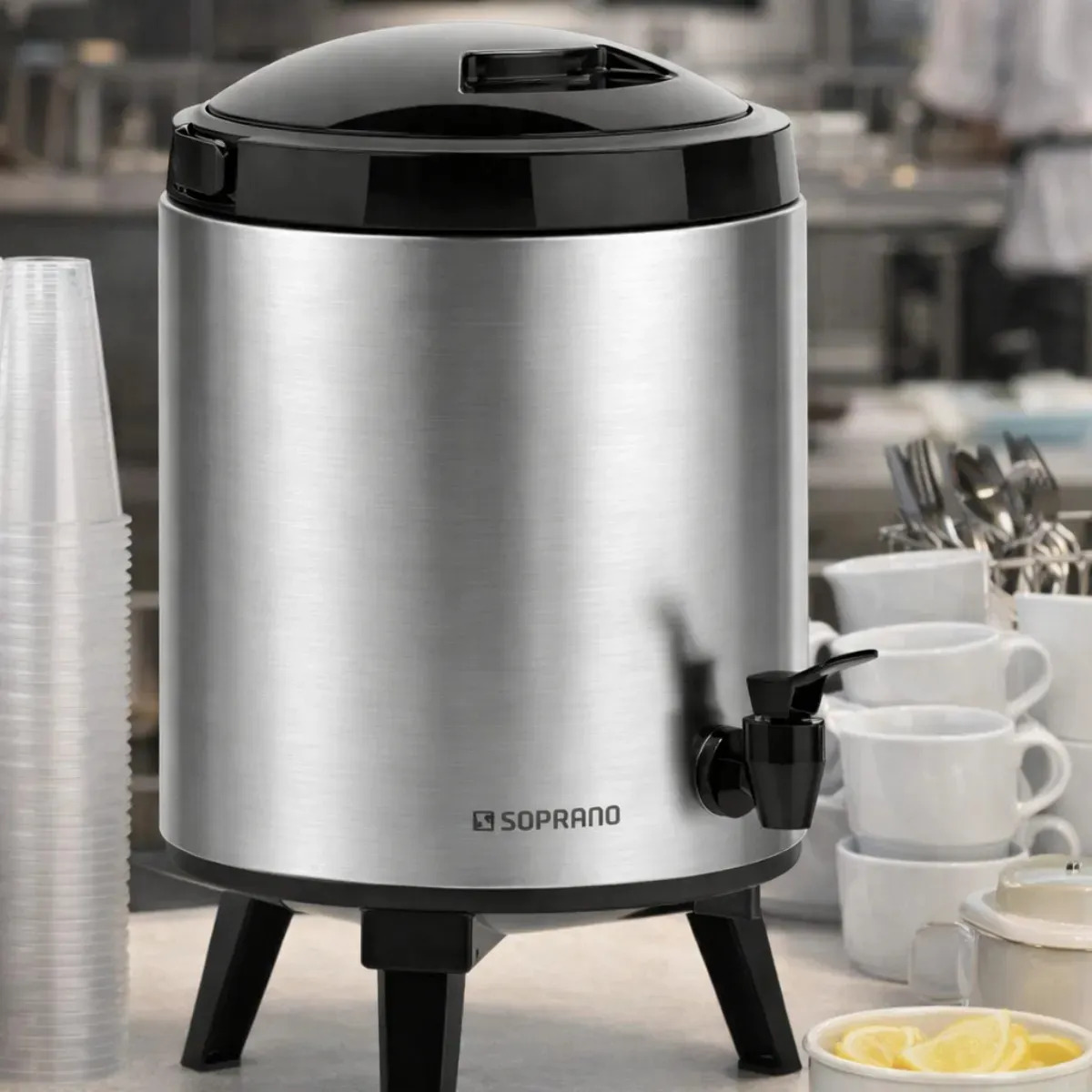 Botijão Térmico 6L Palace Inox - Soprano