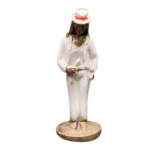 Mini Maria Navalha (d) 10 Cm (r) - Imagem Umbanda Candomble Cor Dourado