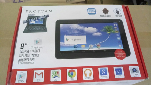 Tableta Proscan 9  16/512mb/ Android 4.4 Incluye Teclado Rf