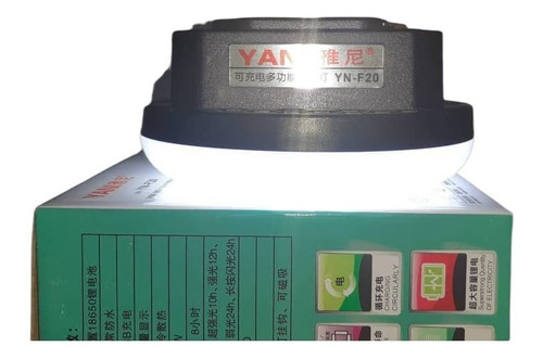 Lámpara Farol Magnética Yani F20  Recargable Luz Led