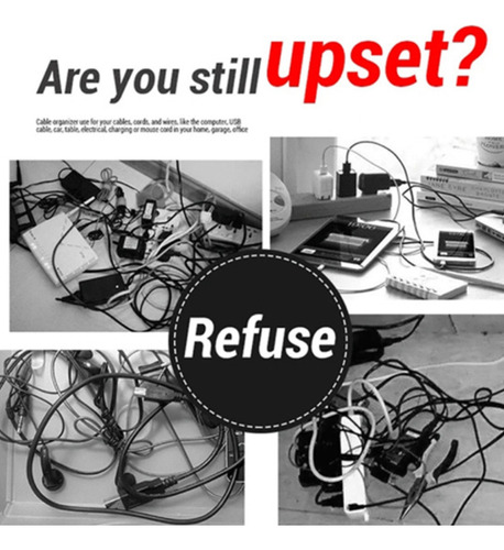 360 Clips Organizadores De Cables Autoadhesivos For Gestión