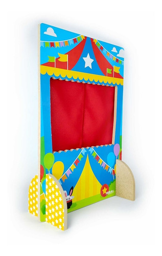 Imagen 2 de 2 de Teatro Temático Circo De Títeres De Madera Pipikuku