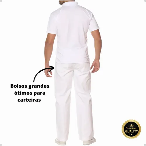 Calça branca cheap para estagio