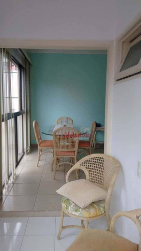 Apartamento Com 3 Dormitórios À Venda, 68 M² Por R$ 415.000 - Embaré - Santos/sp - Ap0338