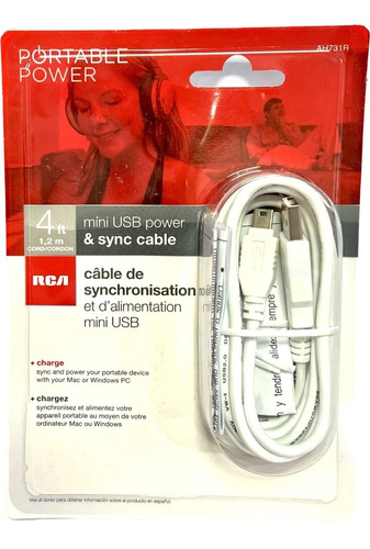 Cable Usb A Mini Usb 1,2mts Macho Cargador Datos Camara Ps3