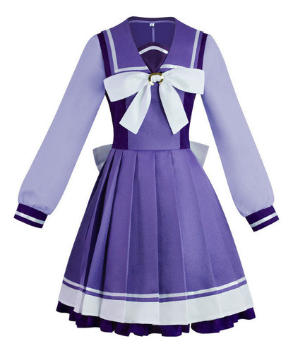 Racehorse Lady Eye White Mcqueen Uniform Dress Cosplay