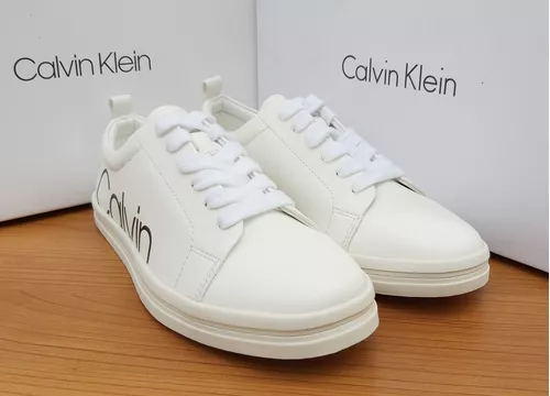 Tenis Calvin Klein Mujer Blancos 100% Original Nuevo