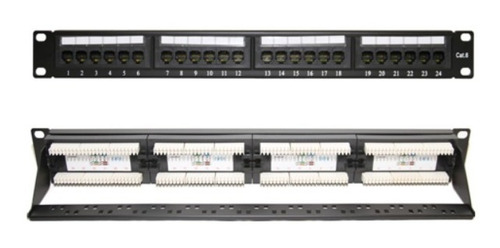Patch Panel Utp Cat6 24 Ptos. Para Rack 19' 1ur Linkedpro