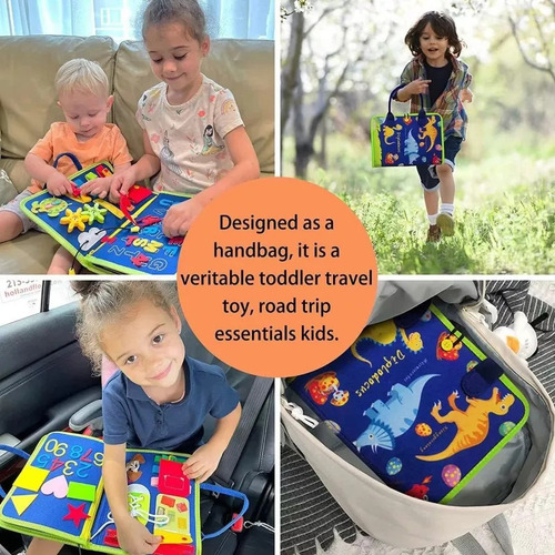 Brinquedo De Viagem Para Atividades Educacionais Toddler Bus
