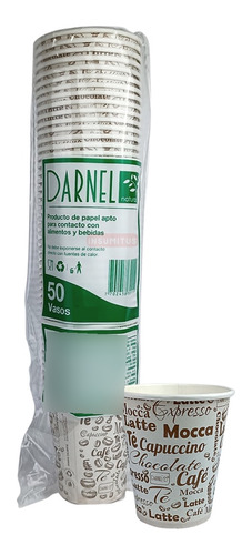 Vaso Polipapel Con Diseño 6oz (180ml) (100 Unidades)