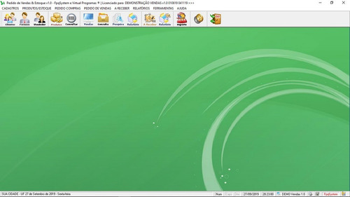 Imagem 1 de 10 de Programa Controle De Estoque E Pedido De Vendas V1.0