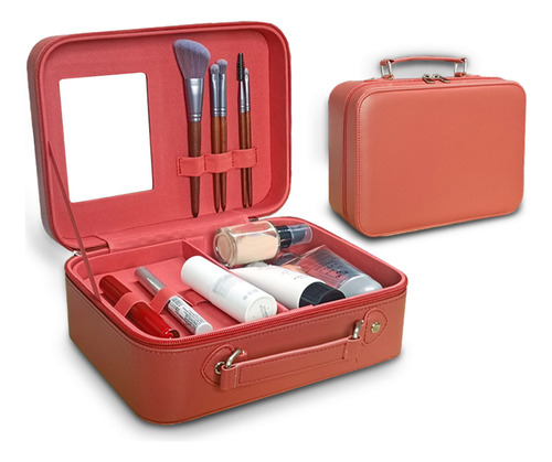 Bolsa De Maquillaje Para Accesorios, Funda Y Espejo. Se Pued