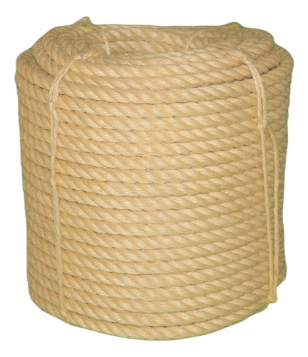 19mm Cuerda Premium Henequen Ixtle Cañamo Sisal Mecate 10m