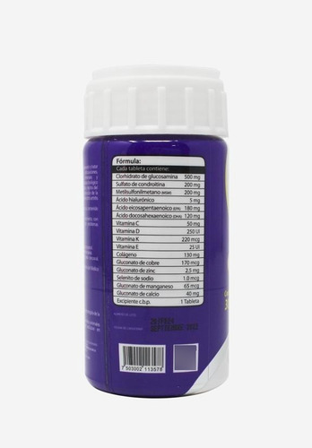 Cartiplex Condroprotector/antioxidante 60 Tabs Articulación