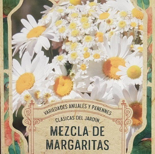 Pack Semillas Mezcla De Margaritas 6 Varied. X 200 Semillas