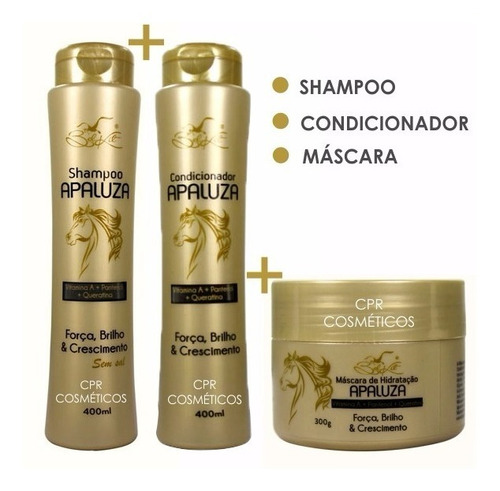 Atacado 18 Apaluza Belkit Shampoo / Condicionador / Máscara