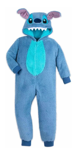 Stitch Enterizo Disfraz Pijama Niños Talla 5-6 Disney Store