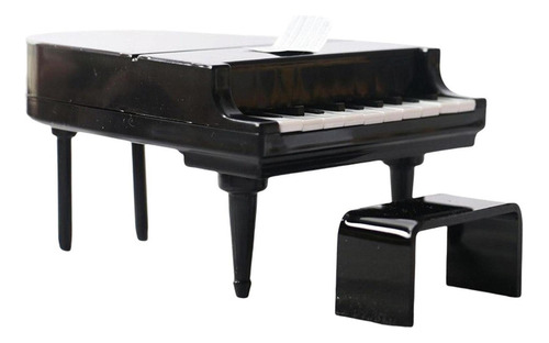 Mini Kit De Modelo De Piano Diy Arts Decor Para Casa Negro