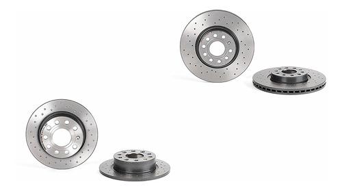 Pack 4 Discos Hiperventilados A3 04/11 Brembo