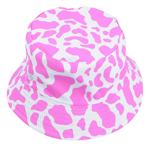 Sombrero Moderno Con Estampado De Vacas, Protector Solar, So